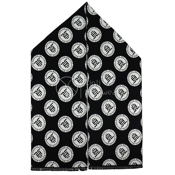 Black Viscose Scarf
